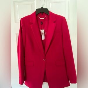 Blazer in a beautiful deep fuchsia.  Brand is White House/Black Market.